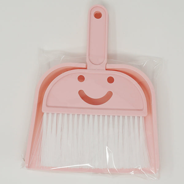 Pink Smiling Mini Dustpan  - Daiso