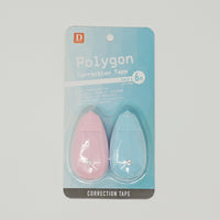 Polygon Pastel Correction Tape  - Daiso