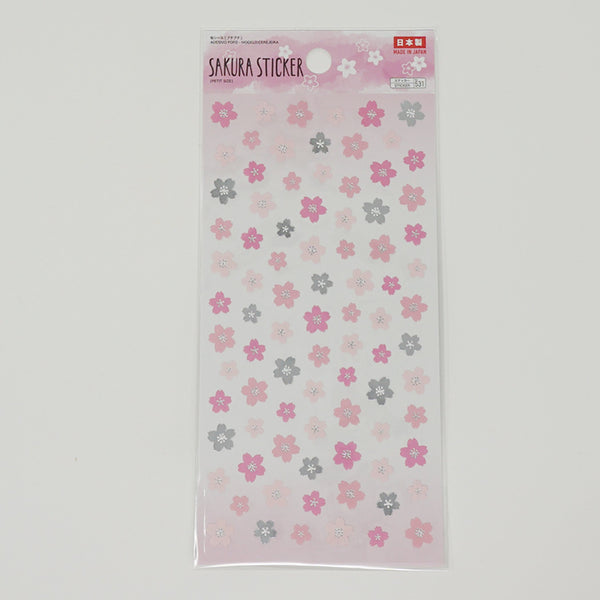Cherry Blossom Sakura Sticker Set  - Daiso