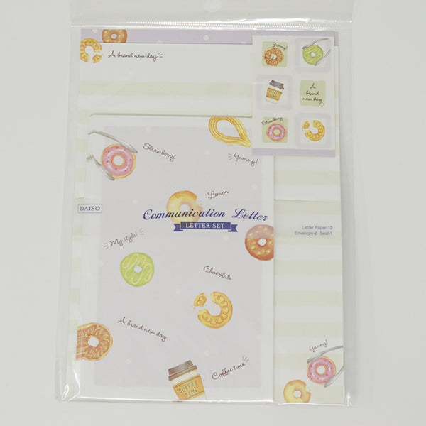 Donuts Design Letter Set  - Daiso