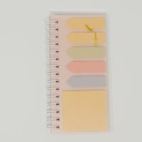 Pink Cover Spiral Sticky Note Set  - Daiso