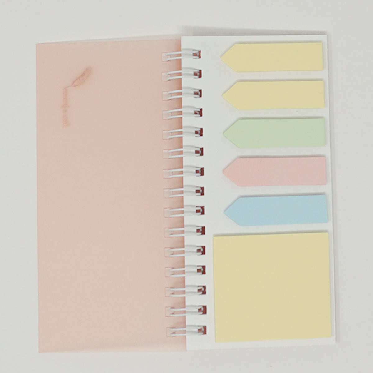 Pink Cover Spiral Sticky Note Set - Daiso – Mary Bear