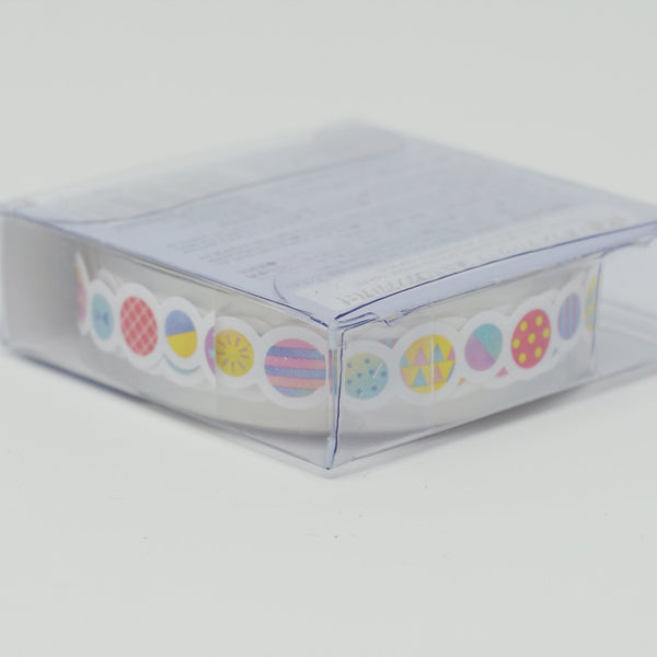Decorative Dots Paper Ribbon Sticker Tape  - Daiso