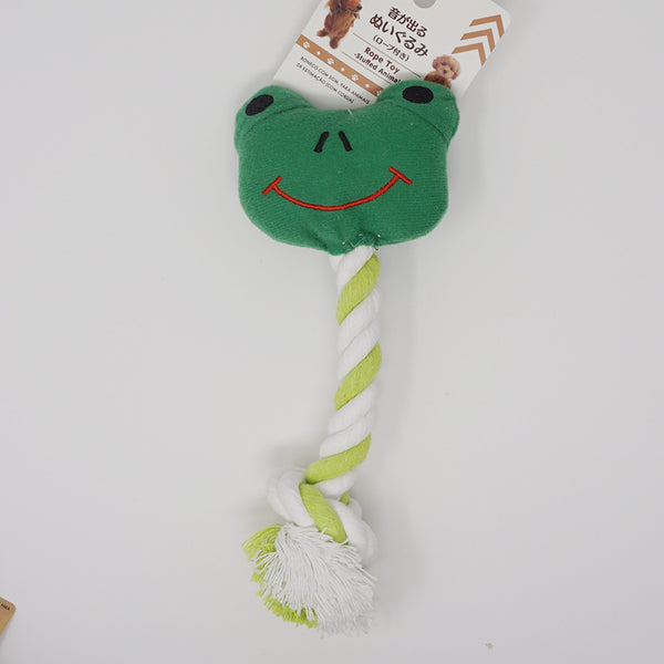 Frog Pet Toy Animal Rope Plush Pet Toy Plush  - Daiso