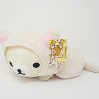 White Cat 15 inch Korilakkuma Lying Tiger Laydown Plush