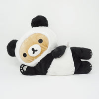 (No Tags) Medium Rilakkuma Lying Panda Costume Plush - Licensed San-X