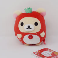 2019 Korilakkuma Rolling Moving Ball Prize Plush Toy - Rilakkuma Strawberry Party