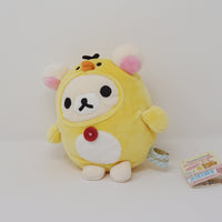 2017 Korilakkuma in Kiiroitori Outfit Small Round Mochi Plush - Kiiroitori Diary Rilakkuma - San-X