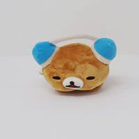 2006 Headphones Rilakkuma Lying Plush Prize Toy - Rilakkuma Music Plush