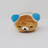 2006 Headphones Rilakkuma Lying Plush Prize Toy - Rilakkuma Music Plush