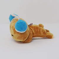2006 Headphones Rilakkuma Lying Plush Prize Toy - Rilakkuma Music Plush