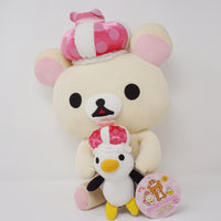 Korilakkuma with Penguin XL Prize Plush - Rilakkuma Wonderland 10th Anniversary