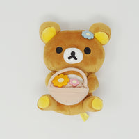 2014 Rilakkuma with Flower Basket Prize Plush