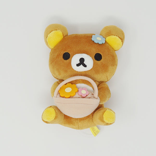 2014 Rilakkuma with Flower Basket Prize Plush
