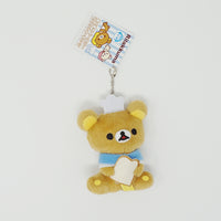 2016 Rilakkuma with Bread Prize Toy Plush Keychain - Bakery Rilakkuma