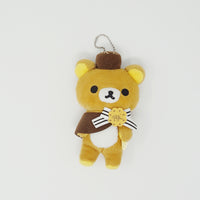 Brown Biscuit Cape Rilakkuma Prize Toy Plush Keychain