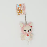 2014 Korilakkuma Deer Fawn Prize Toy Plush Keychain - Rilakkuma Happy Natural Time San-X