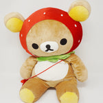 2009 Ichigo Outfit Rilakkuma Large Plush - Strawberry Rilakkuma Lawson Limited