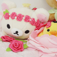 2013 Rilakkuma, Kiiroitori and Rilakkuma Special Rose Plush Set - Rilakkuma Theme Store Limited San-X