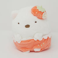 2020 Shirokuma in Strawberry Mochi Plush - Strawberry Fair Sumikkogurashi