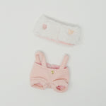 (No Packaging) 2019 Fluffy Coat & Pink Pants Outfit for Plush - Always with Rilakkuma - San-X