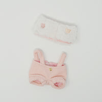 (No Packaging) 2019 Fluffy Coat & Pink Pants Outfit for Plush - Always with Rilakkuma - San-X
