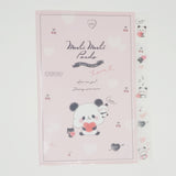 Clear File Heart Mochi 5 Index Die Cut Folder - Kamio Japan