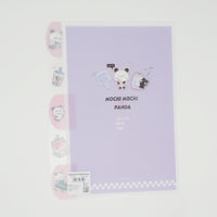 SET Memo, Sticker Flakes, Pencil Caps, Eraser & Folder Mochi Mochi Panda- Kamio Japan