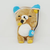 2005 Rilakkuma Listening to Music with Senbei Plush - Music Rilakkuma
