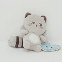 2020 Grey Raccoon Plush Keychain - Kokoroaraiguma