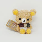 2015 Sitting Fuzzy Rilakkuma Weighted Paperweight Plush - Rilakkuma Factory
