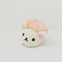 Korilakkuma Salmon Sushi Super Mochi Plush Keychain - Sushi Rilakkuma