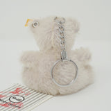Mini Teddy Bear Lilac and Grey Pendant Keychain Plush - Steiff Classic