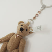 Brown Teddy Bear Swarovski® Keychain Plush - Steiff Selection