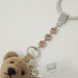 Brown Teddy Bear Swarovski® Keychain Plush - Steiff Selection