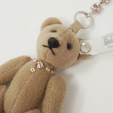 Brown Teddy Bear Swarovski® Keychain Plush - Steiff Selection