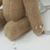 Brown Teddy Bear Swarovski® Keychain Plush - Steiff Selection