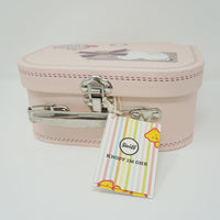 Pastel Lotte Teddy Bear Pink Suitcase Set Plush - Steiff
