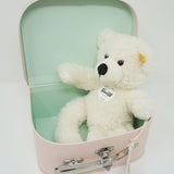 Pastel Lotte Teddy Bear Pink Suitcase Set Plush - Steiff