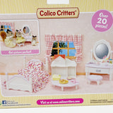 White Bedroom & Vanity Set - Calico Critters