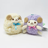 SET DEAL Yellow & Lavender Sheep Ram Plush Keychain - Amuse