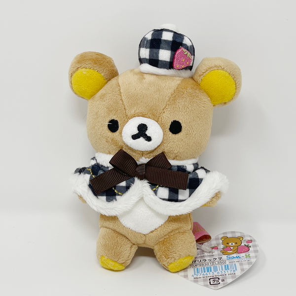 2014 Rilakkuma Paris Strawberry Theme Plush Keychain