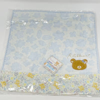Blue Floral Mini Towel - Rilakkuma San-X