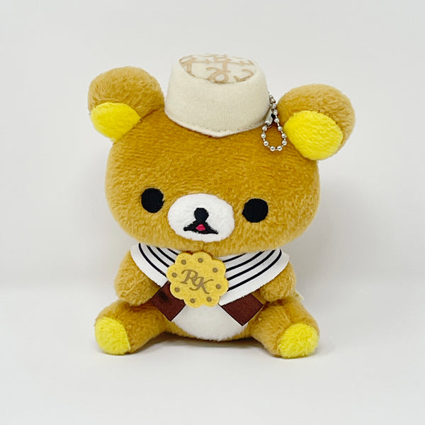 Brown Biscuit Cape Sitting Rilakkuma Prize Toy Plush Keychain