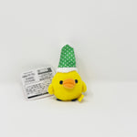 2012 Kiiroitori Green Santa Hat Christmas Prize Plush Keychain - Rilakkuma