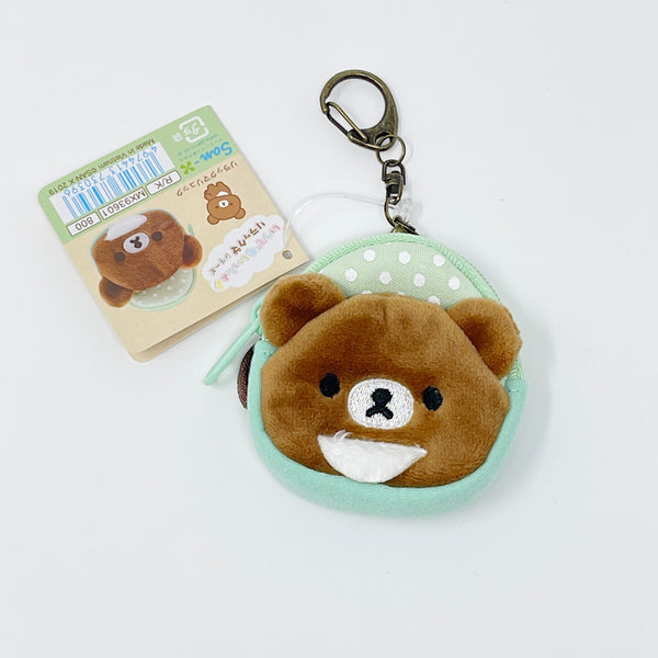 2019 Chairoikoguma Green Mini Backpack Plush Keychain - Always with Rilakkuma - San-X