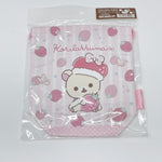 2019 Drawstring (M) Bag - Korilakkuma Everyone's a Strawberry Theme - Rilakkuma