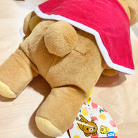 2006 XL Santa Rilakkuma Lying Plush Prize - Christmas - Rilakkuma San-X