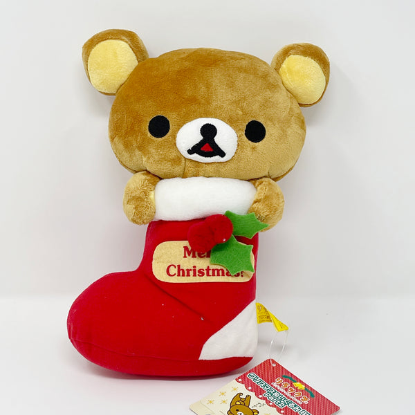 2006 Rilakkuma in Stocking Big Prize Plush - Christmas Rilakkuma - San-X