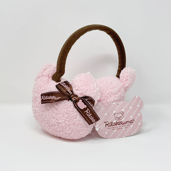 2011 Rilakkuma Pink Fluffy Earmuffs - Winter Goods San-X
